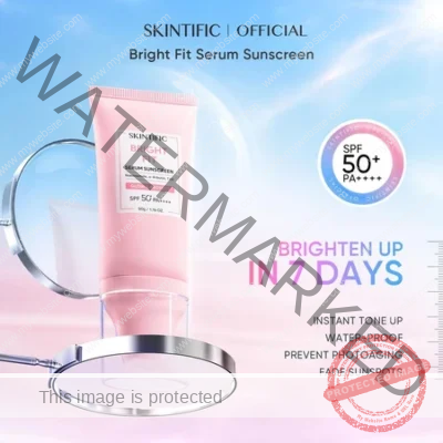 SKINTIFIC 2% Niacinamide Brightening Serum Sunscreen SPF 50+PA++++ For All Skin Types 50g