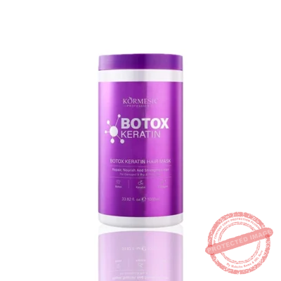 KORMESIC Keratin Hair Mask – Deep Repair & Anti-Frizz, 1000ml