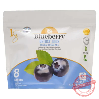 Luxe Beauty Blueberry Detoxy Juice with Chia Seed x8 Sachets