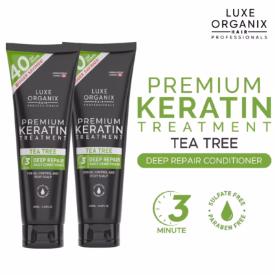 LUXE ORGANIX Luxe Organix Keratin Aloe Vera Treatment 250ml x2 (BUNDLE)
