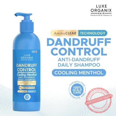 LUXE ORGANIX Dandruff Control Cooling Menthol Shampoo 240ml