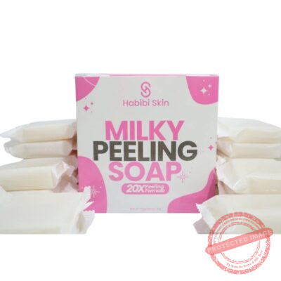 HABIBI Milky Peeling Soap for Gentle Exfoliation and Brightening  50g