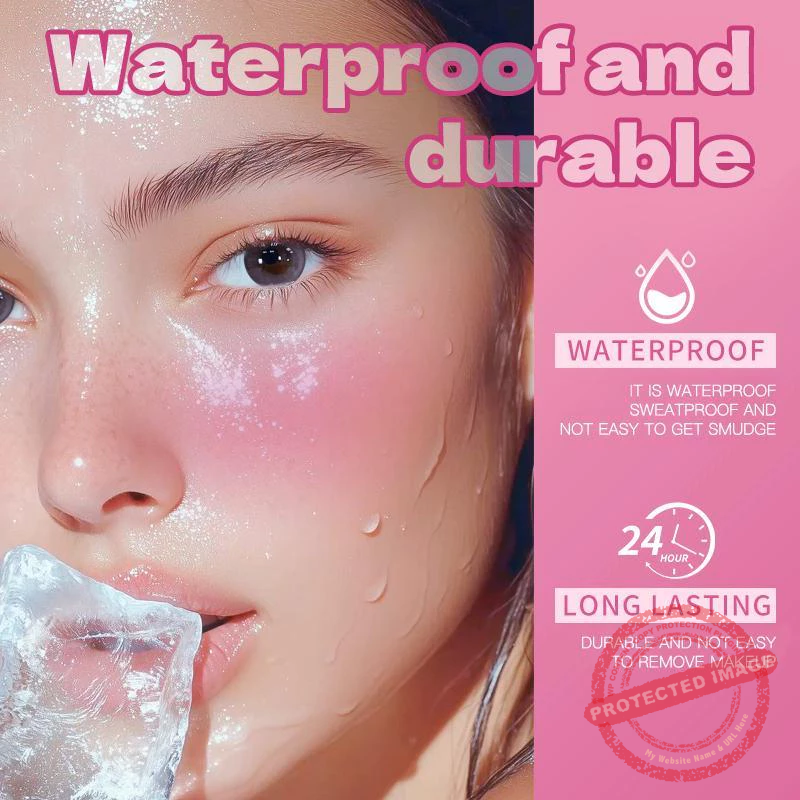 TEN TWENTY Magic Color Changing Blusher Waterproof Long Lasting 24H Cheek Makeup Natural Oil Control - Image 3