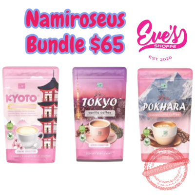 NAMIROSEUS BUNDLE 1x Tokyo coffee,1x kyoto,1x Pohkara
