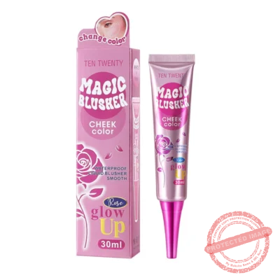 TEN TWENTY Magic Color Changing Blusher Waterproof Long Lasting 24H Cheek Makeup Natural Oil Control