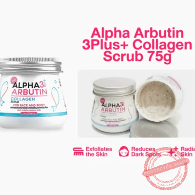 Precious Skin Alpha Arbutin 3Plus+ Collagen Scrub 75g