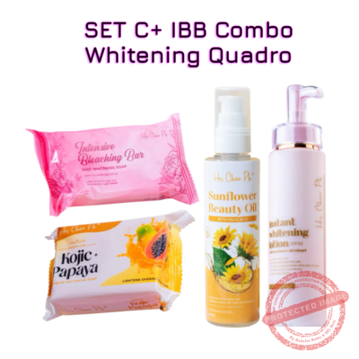 Her Choice Ph SET C + IBB Combo Whitening Bundle: Instant Whitening Lotion SPF50 + Sunflower Beauty