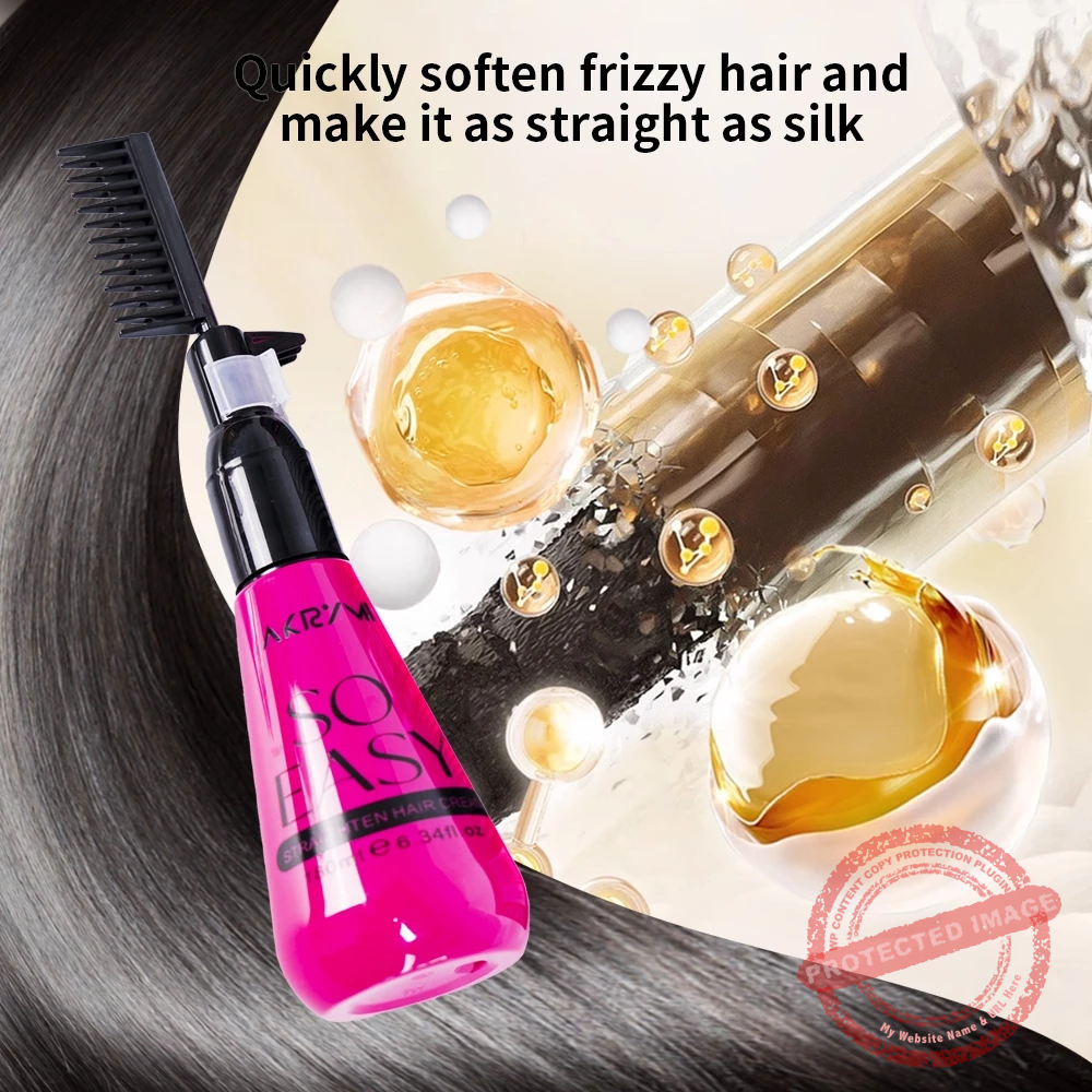 AUGEAS SO EASY Akrymi Hair Straightening Cream 180ml - Image 4