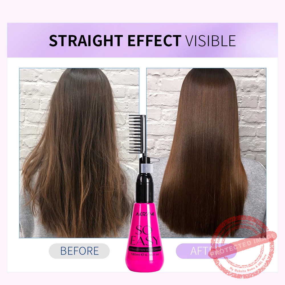 AUGEAS SO EASY Akrymi Hair Straightening Cream 180ml - Image 5