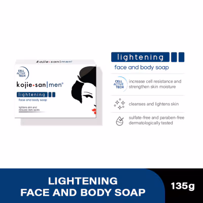 KOJIESAN Men Lightening Face And Body Soap 135G