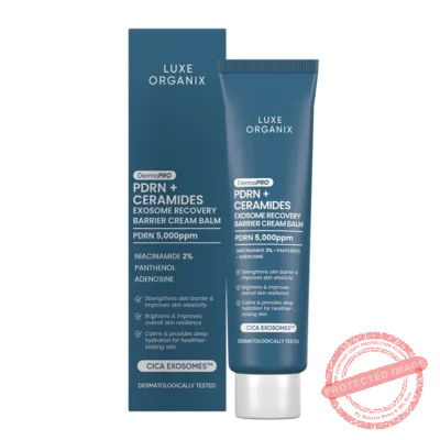 LUXE ORGANIX DermaPRO PDRN + Ceramides Exosome Recovery Barrier Cream Balm 30g
