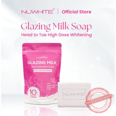 NUWHITE Glazing milk Face and body soap 135g