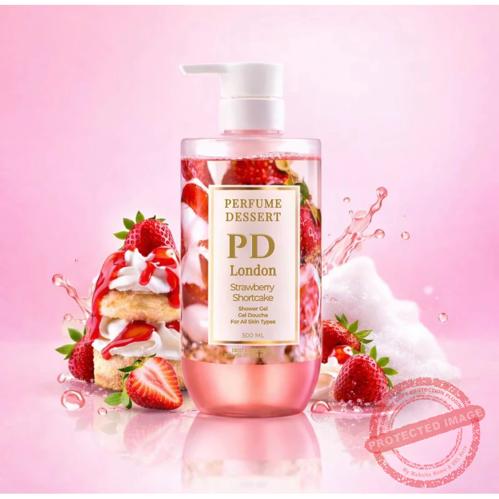 PERFUME DESSERT Strawberry Shortcake Shower Gel 500ml
