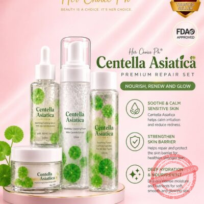 HERCHOICE PH Centella Asiatica Premium Repair Set (New Improved and Bigger Size)