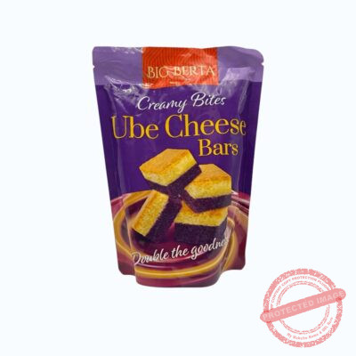 BIG BERTA Creamy Bites  Ube Cheese Bars 180grams
