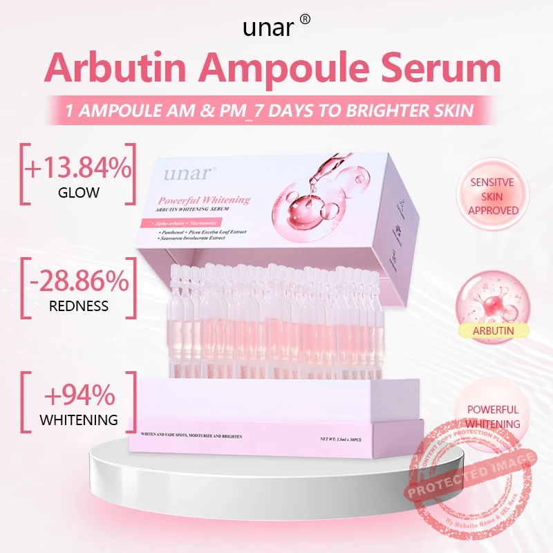 UNAR Arbutin Whitening Ampoule Serum 30pcs - Image 2