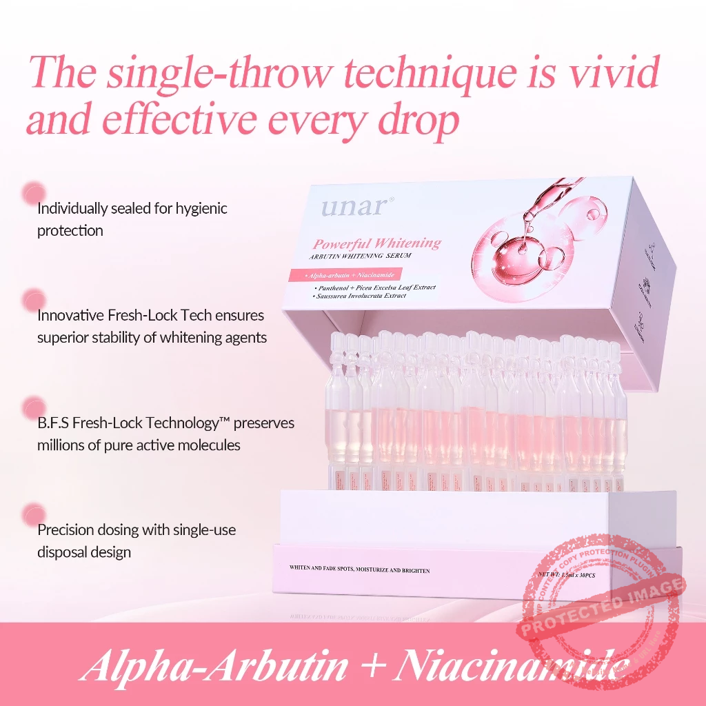 UNAR Arbutin Whitening Ampoule Serum 30pcs - Image 9
