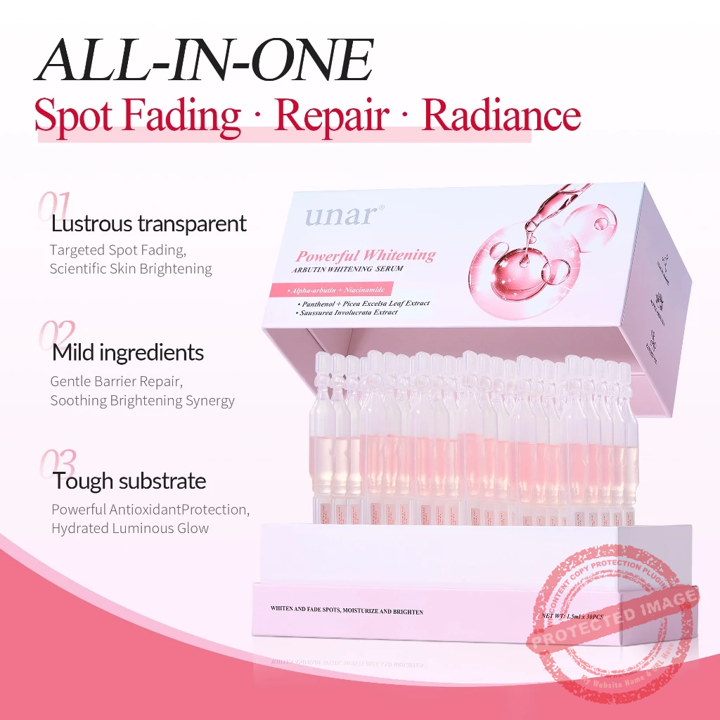 UNAR Arbutin Whitening Ampoule Serum 30pcs - Image 8
