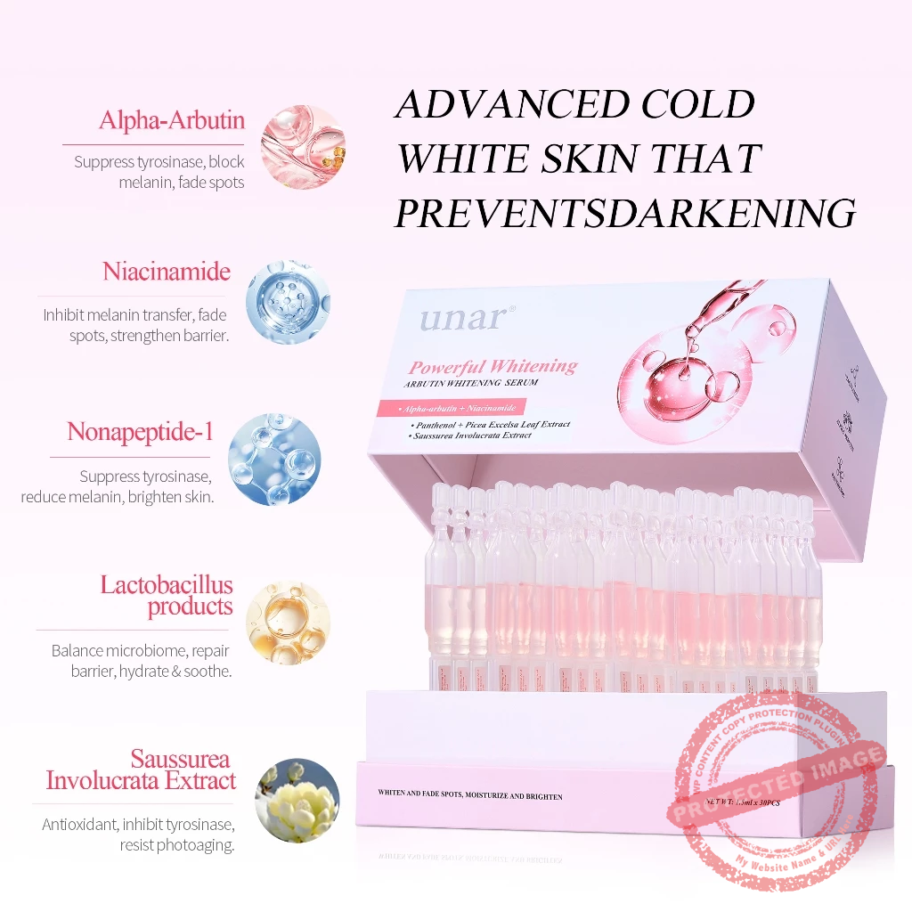 UNAR Arbutin Whitening Ampoule Serum 30pcs - Image 7