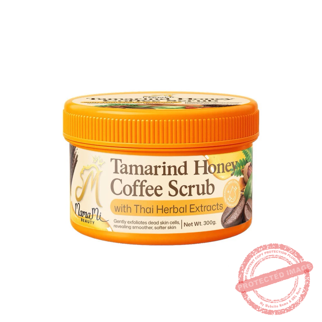 MamaMi Tamarind Honey Coffee Scrub with Thai Herbal Extracts 300g