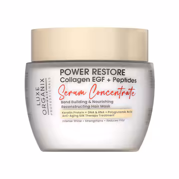 LUXE ORGANIX Power Restore Collagen EGF + Peptides Serum Concentrate Hair Mask 500ml