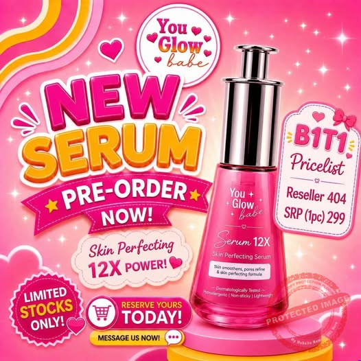 You Glow Babe Serum 12x Skin Perfecting Serum 30ml - Image 6