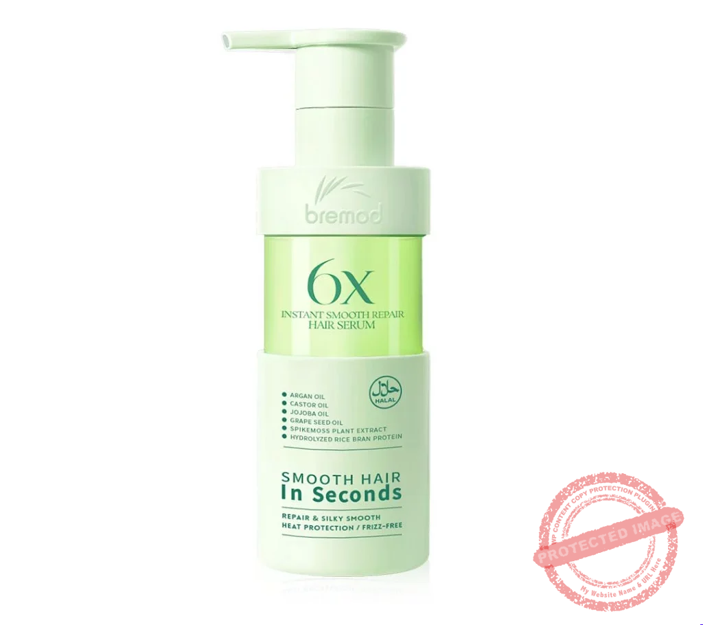 Bremod 6X Hair Serum Instant Smooth Repair Anti Frizz Shine Oil Control Nourishing Hair Essence