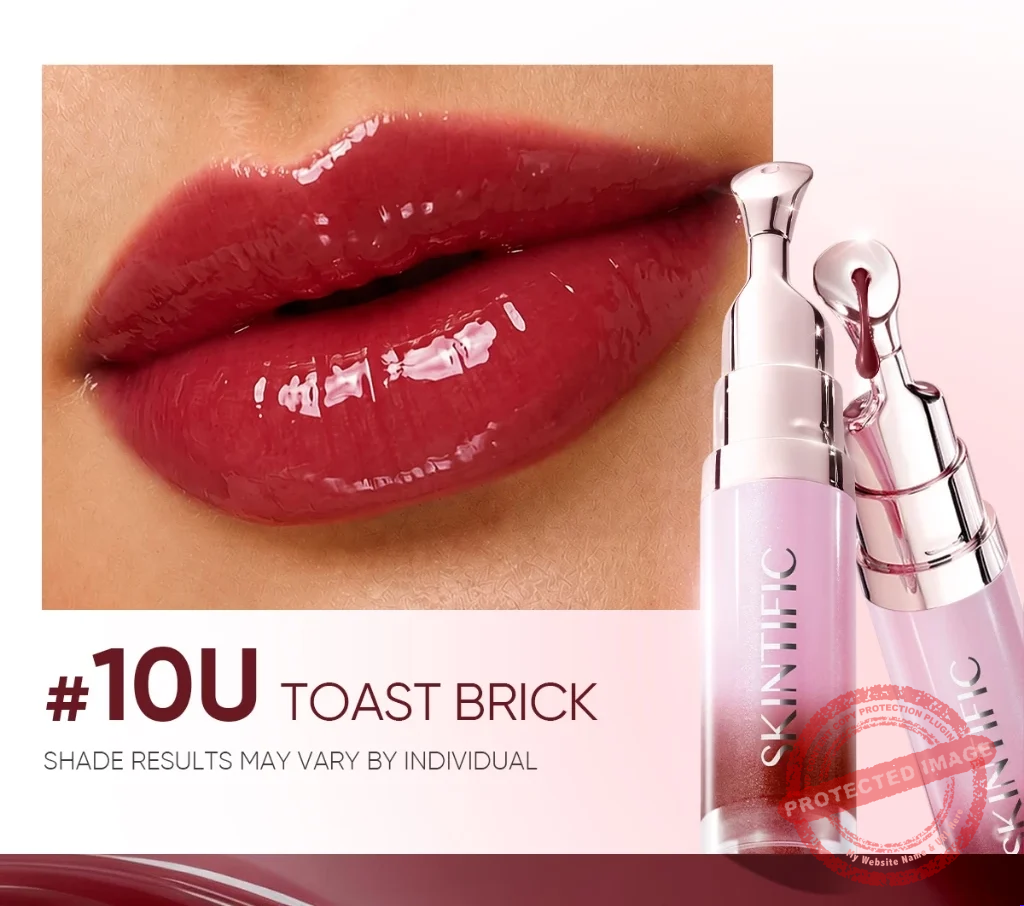 💗SKINTIFIC Peptide Brightening Lip Serum #10U TOAST BRICK 💗