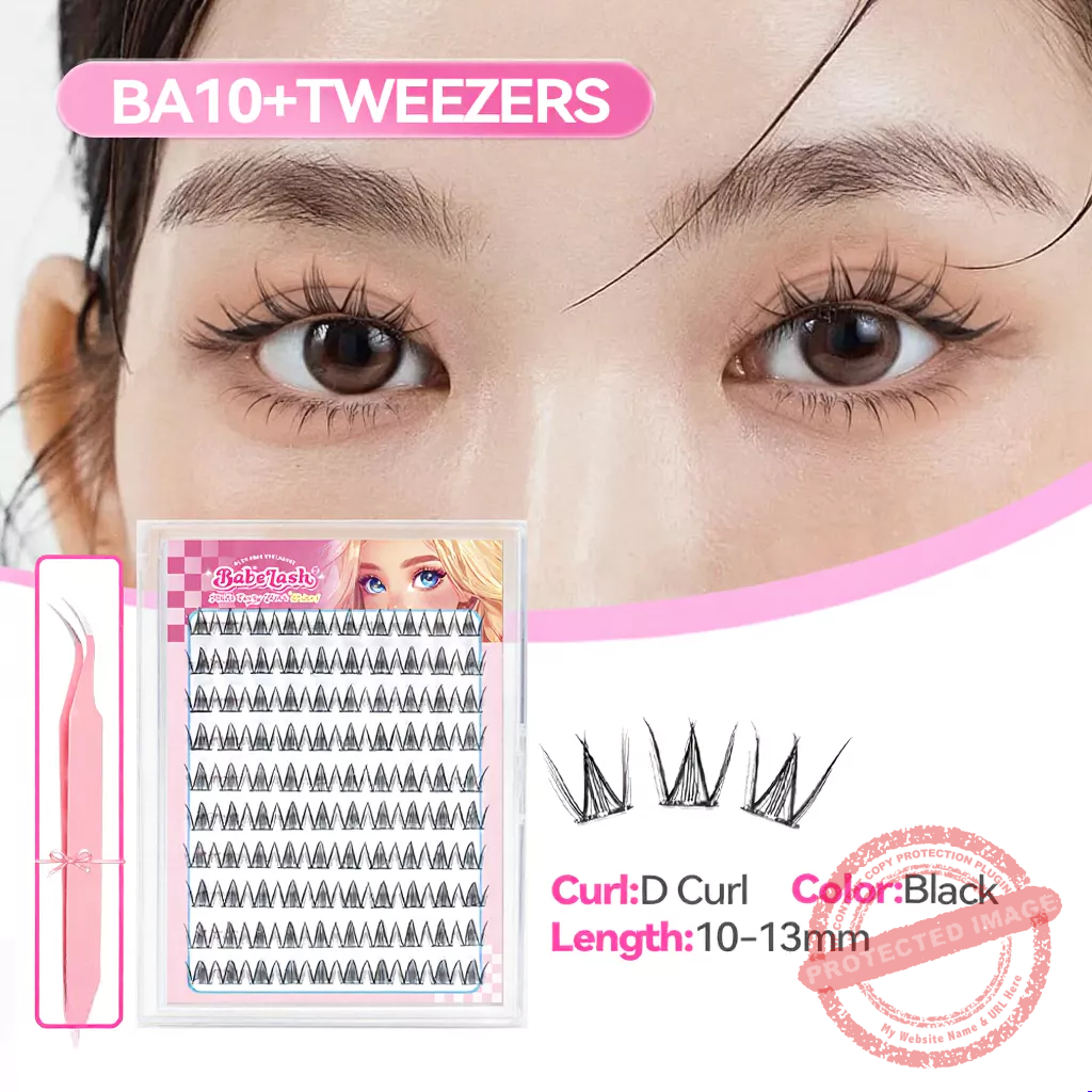 BABESLASH-100-160 Cluster Self-Adhesive Lashes - Image 11